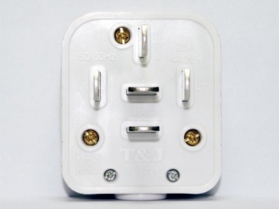 供应天基25A三相五孔工业电源插座插头 空调柜机插头