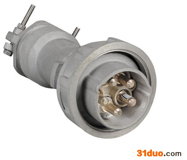 订做250A工业插头 三相五线大电流插头 五极电源插头SP4031