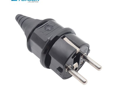 YD-002P 德法标防水插头 16A/250V 欧德式组装接线插头 工业插座插头