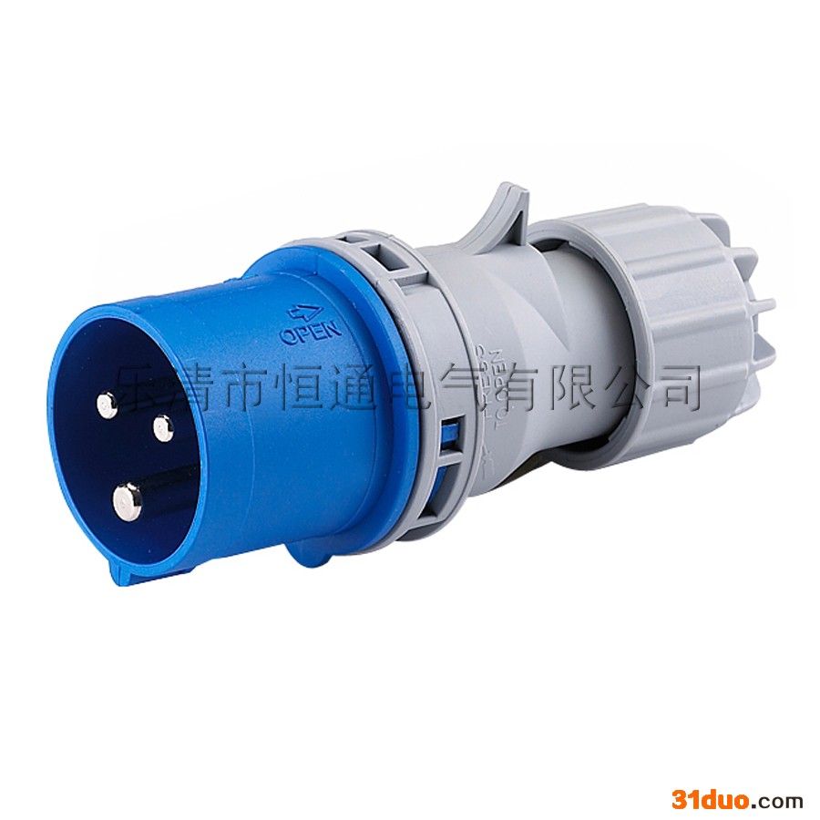 供应HTCN HTN013 工业插头 16A 220V IP44