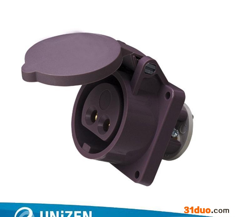 低压插座 20-25V低压 2孔16A 工业插头插座 直销