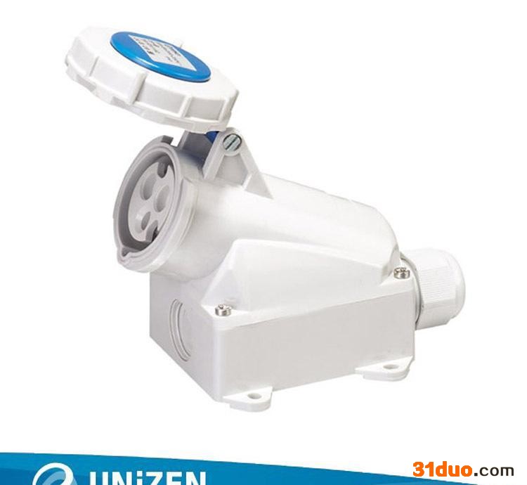 直销3芯大电流防水插头 UZ1192工业电源插头 16A 防