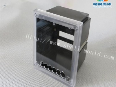 供应精钢模具厂 数显仪表温湿度控制器外壳 96-3：9696方形柜装 仪表壳体 三相电表壳