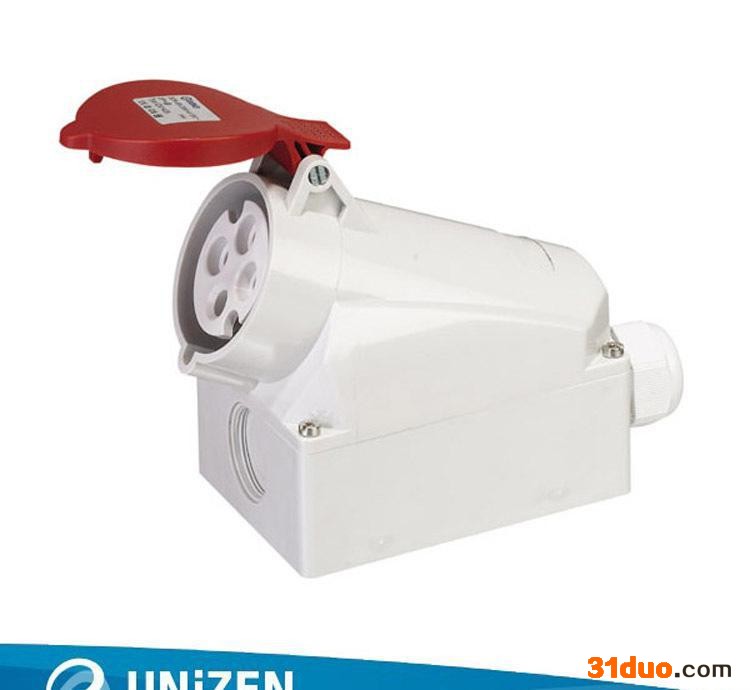 直销 领臻电气防水插头 工业插座插头 3芯16A 230V