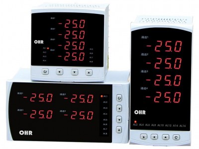 虹润OHR-E740A-27-00/X/D1/X-A四路显示数显仪表 多路巡检仪 显示控制仪