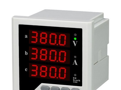 多功能电力仪表，智能电力仪表，  多功能三相电流电压表，多功能电力数显仪表