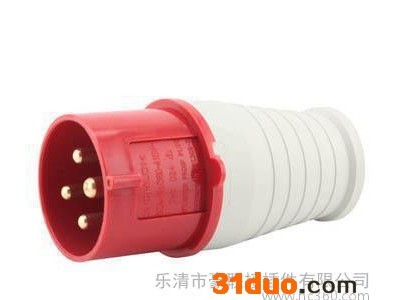 ** 工业插头 防水插头16A32A4芯 新型插头尼龙材质