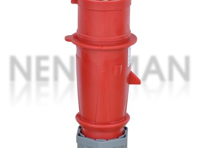 上曼电气工业插头4芯16A 400V 防水插头 防水航空插头插座TYP:252