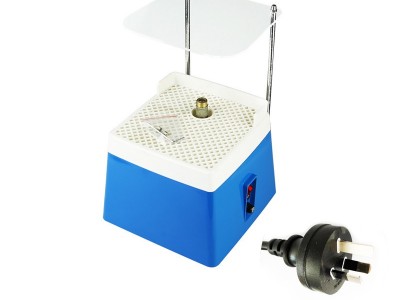 曼德MD902-AU金刚石工具 电动磨石机电动磨台工业澳标插头220V带挡板蓝色 电动磨台研磨玻璃磨边机