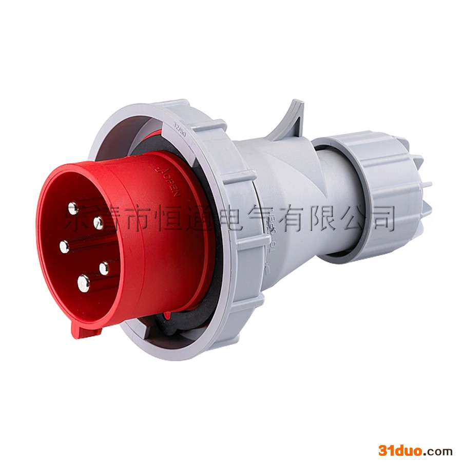 供应 HTN0151 三相五线工业插头 16A 400V 5芯插头