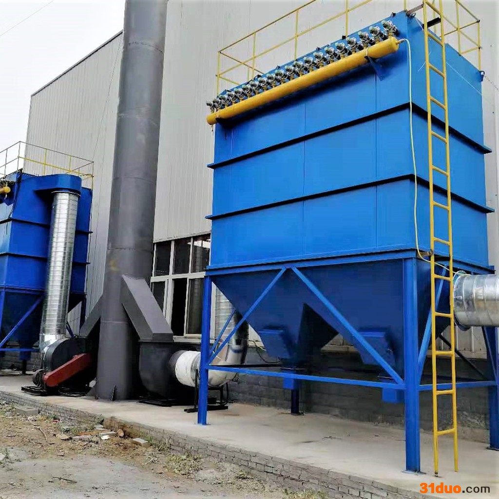 【裕城伟业】脉冲除尘器 铸造厂脉冲布袋除尘器 中频炉中温布袋除尘器