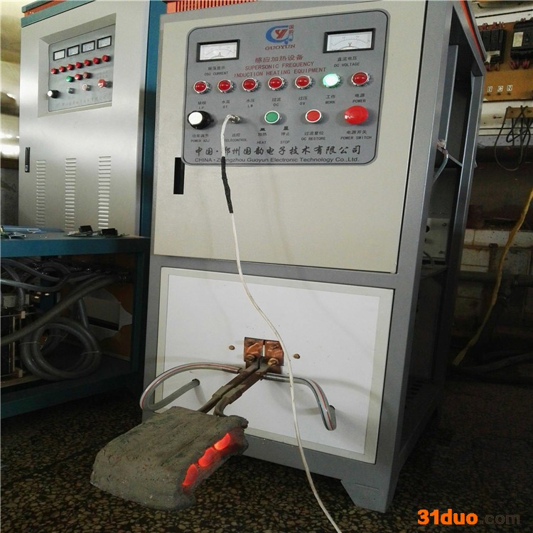 中频感应加热设备锚杆加热厂家  郑州国韵   锅炉内胆中频加热设备