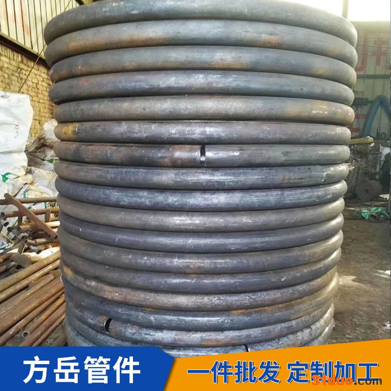 方岳厂家定做碳钢螺旋盘管 中频弯管 大口径单层盘管