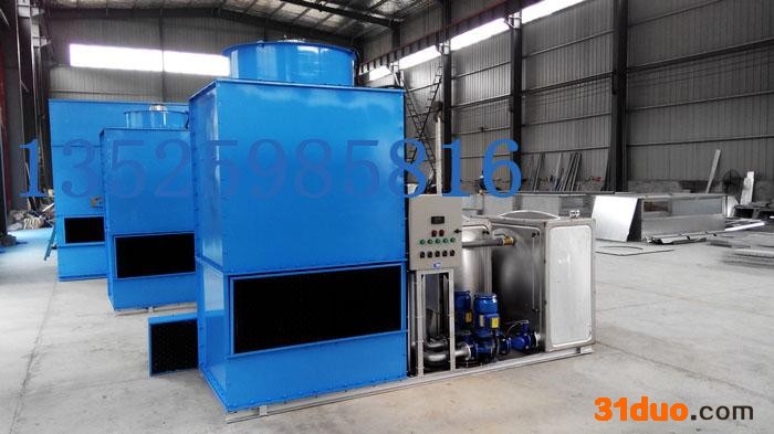 河南中频炉配套冷却塔 闭式冷却水循环系统 中频炉用冷却塔