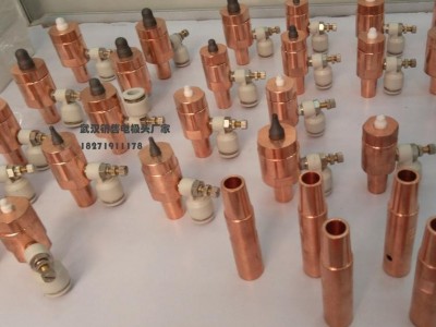 武汉豪精设备供应点焊机配件/螺母电极、螺母输送管、缝焊轮、螺母电极、螺母输送机输送枪、中频点焊机上下电极。支持非标定制