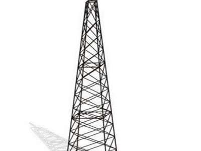 避雷塔 45米GFL三角避雷塔 德亚钢结构  避雷保护装置
