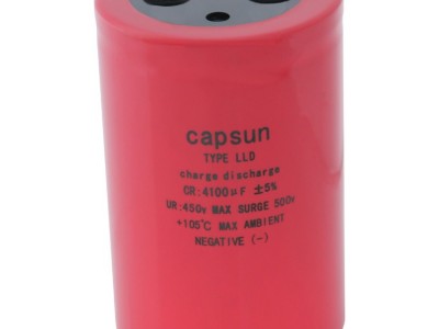 直销电解电容4100uf450v电容 电解电容器保护装置 CAPSUN品牌原装
