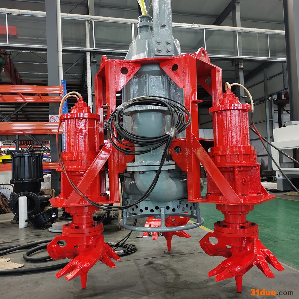 佰泉有进水保护装置 联合搅拌清砂机 大扭矩搅吸泵 高耐磨排砂泵