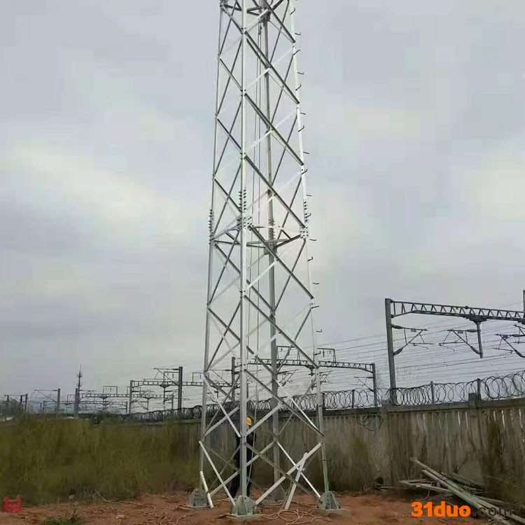 钰泰 避雷塔45米GFL三角避雷塔 避雷保护装置 25米单管避雷塔 独管避雷塔 60米三角避雷塔
