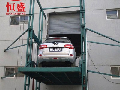 恒盛 定做 导轨式升降平台 液压升降平台 导轨式液压升降平台 导轨电梯