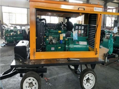 发电机组市场价 50千瓦潍坊柴油发电机 双电源自动转换发电机 野外移动电站 移动电源 50kw柴油发电机组