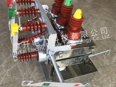 豫开电力ZW10-12FG/630A 不锈钢电动带隔离高压真空开关 10KV智能双电源双隔离真空开关