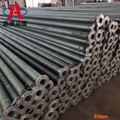 翅片管对流散热器 DN200-219mm高频焊暖气片 车间散热器