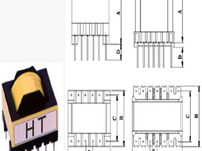 日进电子-免费打样ER高频变压器，高频变压器生产厂家，电感线圈快速出样