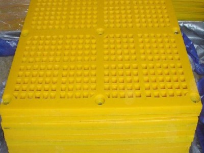 晖盛 专业定做 聚氨酯筛板 高频筛板 聚氨酯方孔 圆孔筛网 高频振动筛网