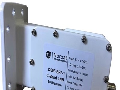 加拿大公诺赛特Norsat 3200F-BPF-1 -2 -3 -4抗5G干扰高频头 加拿达原装进口滤波器 诺赛特高频头