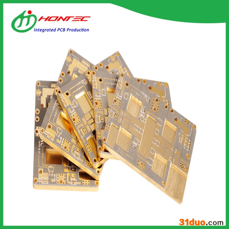 4层5mm高频阶梯板  控控盲槽微带板  混合阶梯高频板    欢迎新老顾客前来洽谈合作