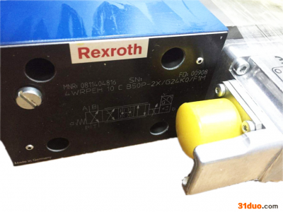 R900522299德国进口Rexroth/力士乐 高频响应阀 4WRE10E3-16-1X/2424/M 比例方向阀
