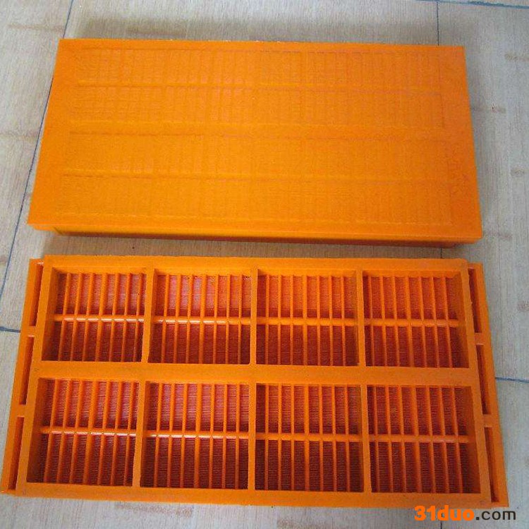 厂家供应 聚氨酯高频筛 耐磨脱水聚氨酯筛板 聚氨酯棒条筛