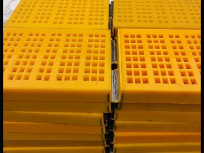 汇朋聚氨酯筛网按需定制 聚氨酯筛网筛板 矿用耐磨筛板 方孔圆孔小孔筛板