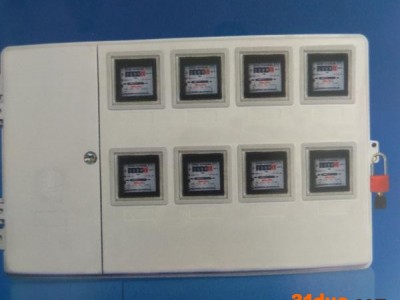 【定做】**户外单相8表位SMC玻璃钢电表箱 插卡式电表箱