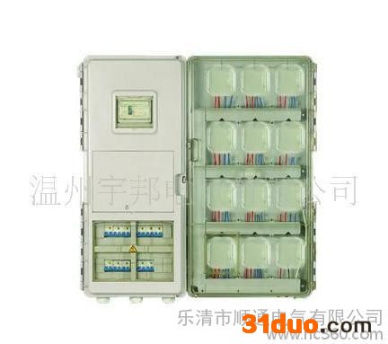 批发单相十六户透明电表箱DX-1601L
