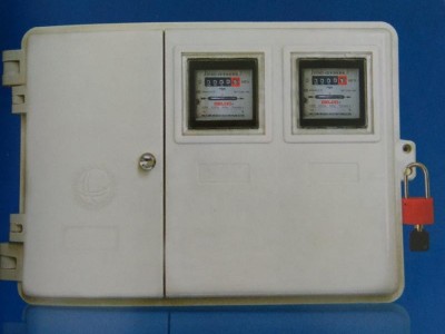 smc 玻璃钢电表箱2表位 配电箱 电缆分线箱 二表位计量箱