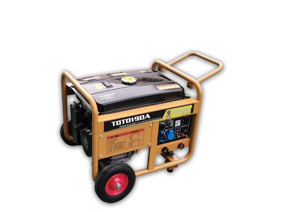 190A汽油一体焊机管道施工