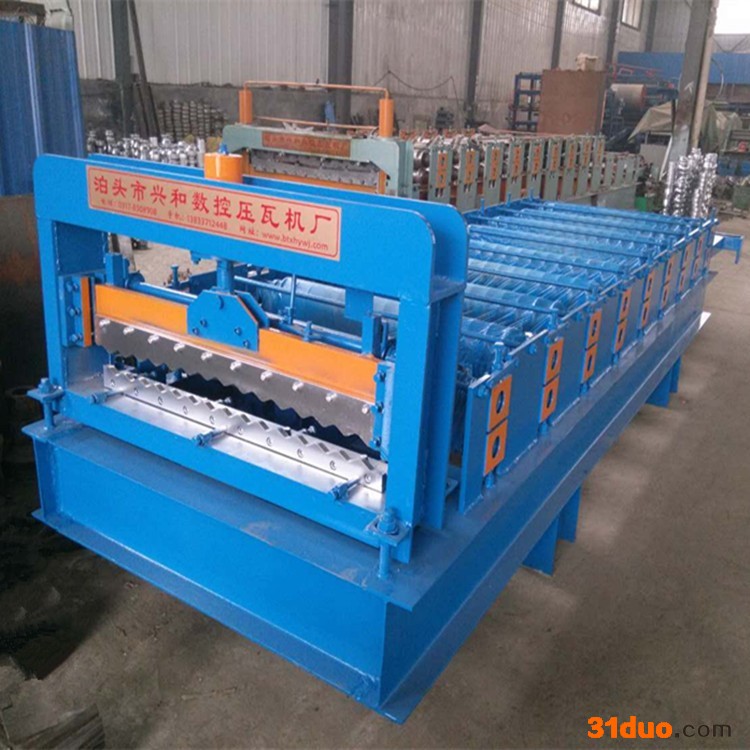 兴和机械热卖全自动850型水波纹压瓦成型机械设备，850彩钢机械设备