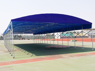 【腾达蓬业】移动车库\n推拉雨棚 雨棚厂家 帐篷 欢迎来电咨询