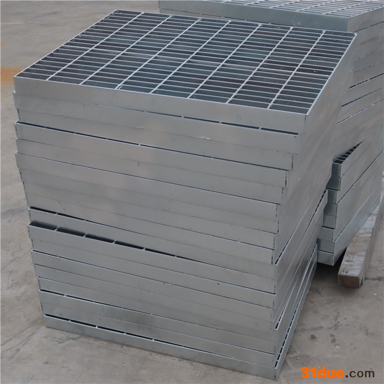 融欧 钢格板地下车库排水沟盖板 麻花钢 钢格栅盖板  Q235热镀锌排水沟盖格板