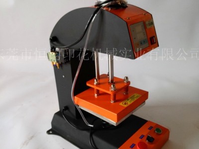 跨境个性热转印烤盘机小型手动摇头logo烫标机热升华压标机器