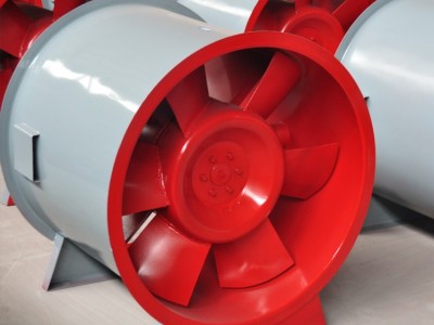 ** 镀锌钢板轴流消防排烟高温混流风机 地下车库通风系统