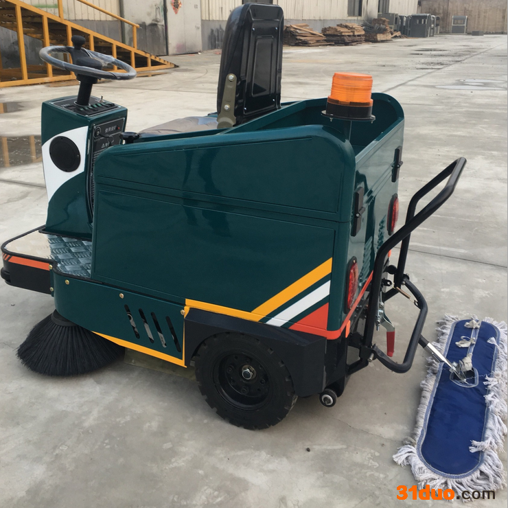 小型驾驶式扫地机清扫车拖地机扫拖一体厂家 车间地下车库用电动小型扫地车_电动环卫扫地车_扫地车厂家价格