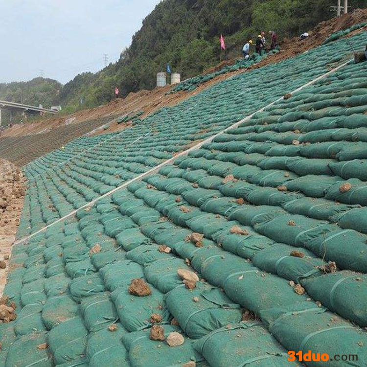 生态袋厂家  河道修复护坡袋 植生袋附种子 边坡生态袋  价格合理