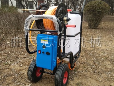 工厂促销蓄电池花卉喷洒机推车打药机60L药箱式喷雾器
