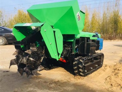 果园树苗施肥开沟机 果园自走式施肥机自动盖土机