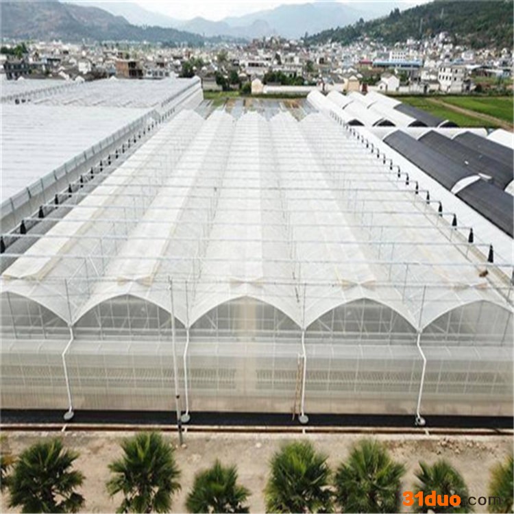 温室花卉大棚 花卉大棚骨架加工 旭航