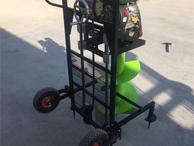 小型汽油挖坑机 新款树苗移栽打坑机 高效耐用便携式汽油挖坑机