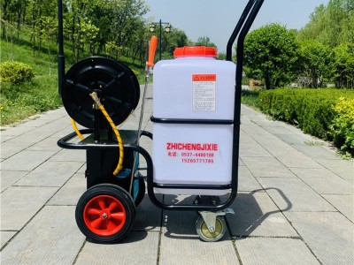 苗圃花卉喷洒喷雾器 手推式电动打药机 小型农用消杀除虫打药机